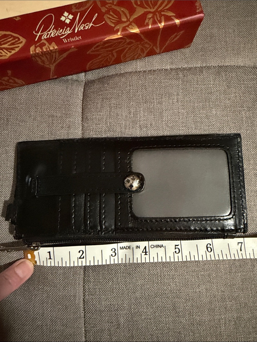 Patricia Nash Black Wristlet - Picture 4 of 5